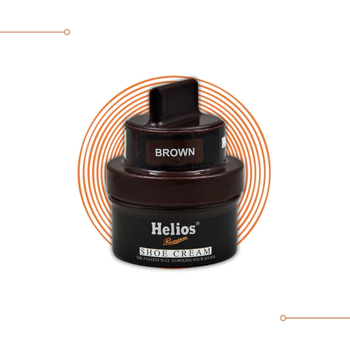 Helios Shoe Cream Brown-60gm